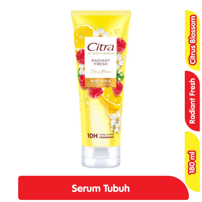 Promo Citra Radiant Fresh Serum Pelembap Tubuh Citrus Blossom 180 ml Alfamart