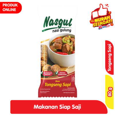 Promo Nasgul Nasi Gulung Siap Makan Tongseng Sapi 80 g Alfamart