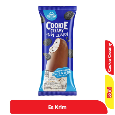 Promo Campina Es Krim Cookie Creamy Stick 55 ml Alfamart