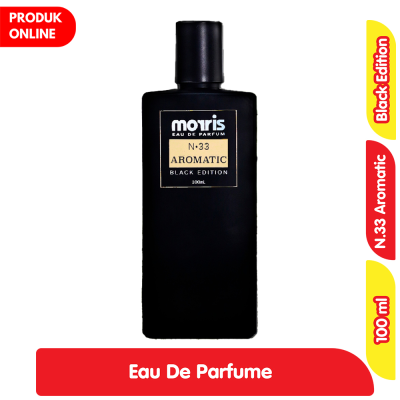 Promo Morris Black Edition Eau de Parfum N-33 Aromatic 100 ml Alfamart