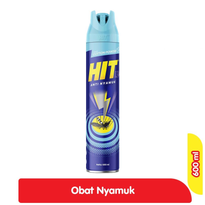 Promo HIT Obat Nyamuk Aerosol Cotton Powder 600 ml Alfamart
