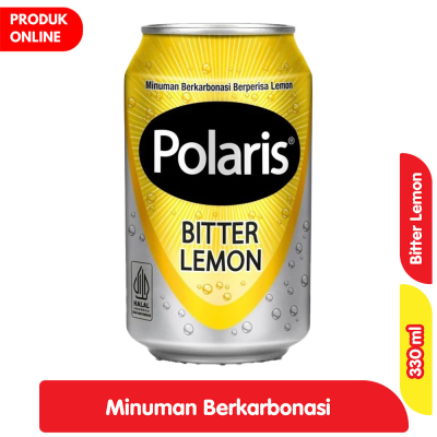 Promo Polaris Minuman Soda Bitter Lemon 330 ml Alfamart