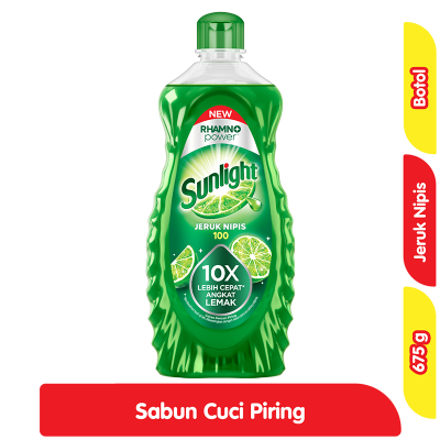 Promo Sunlight Sabun Cuci Piring Jeruk Nipis Botol 675 g Alfamart