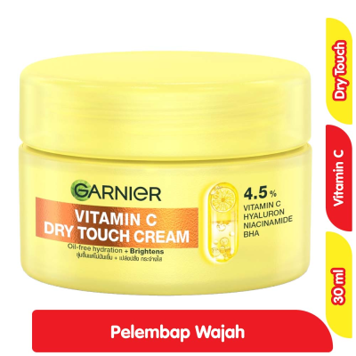Promo Garnier Mochi Dry Touch Krim Pelembap Wajah Vitamin C 30 ml Alfamart
