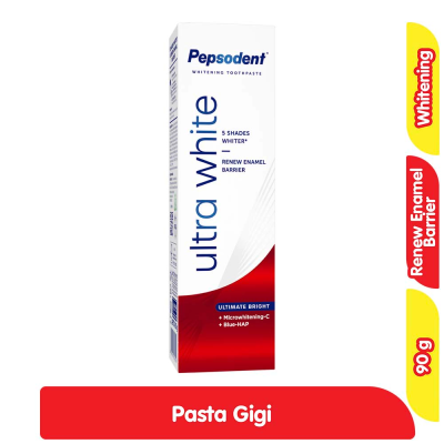 Pepsodent Ultra White Ultimate Bright Pasta Gigi 90 g