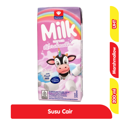 Promo Diamond Susu UHT Marshmallow Kotak 200 ml Alfamart