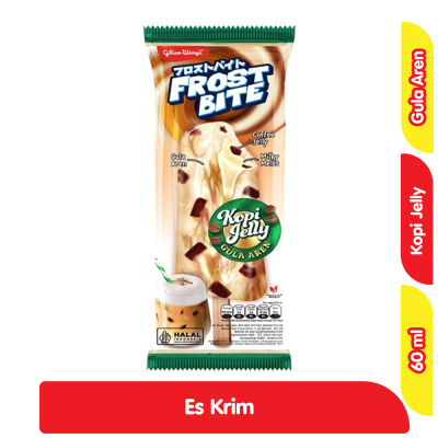 Promo Glico Wings Frostbite Es Krim Kopi Jelly Gula Aren Stik 60 ml Alfamart