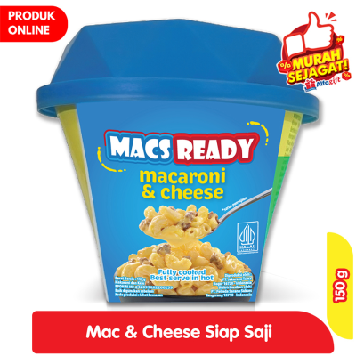 Promo Macs Ready Mac and Cheese Makaroni dan Keju Siap Saji 150 g Alfamart