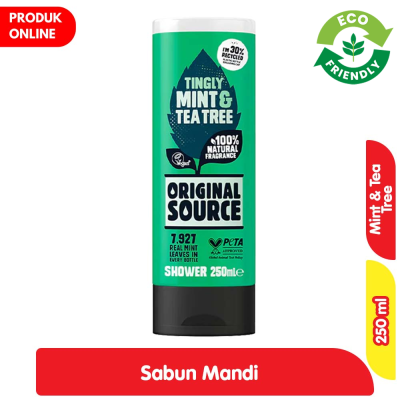 Promo Original Source Sabun Mandi Gel Tingly Mint & Tea Tree 250 ml Alfamart