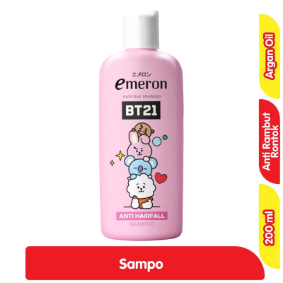 Promo Emeron BT21 Sampo Anti Rambut Rontok Botol 200 ml Alfamart