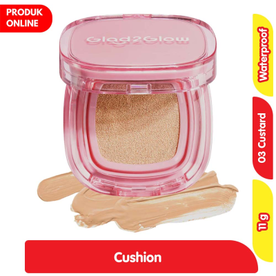 Glad2Glow Perfect Cover Cushion Foundation 03 Custard 11 g
