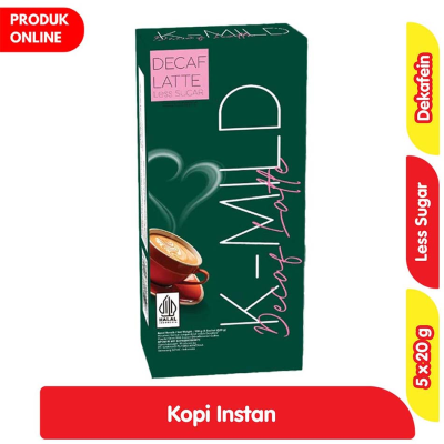 Promo K-Mild Decaf Latte Kopi Instan Dekafein 5 x 20 g Alfamart
