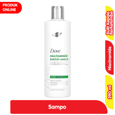 Promo Dove Niacinamide Sampo Rambut Rontok & Kulit Kepala Berketombe 290 ml Alfamart