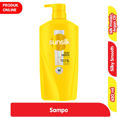 Promo Sunsilk Sampo Silky Smooth Botol 650 ml Alfamart