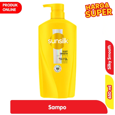 Promo Sunsilk Sampo Silky Smooth Botol 650 ml Alfamart