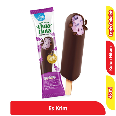 Campina Hula Hula Es Krim Tape Ketan Hitam 45 ml