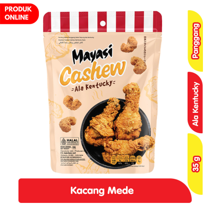 Promo Mayasi Kacang Mede Panggang Salut Tepung Ala Kentucky Pouch 35 g Alfamart