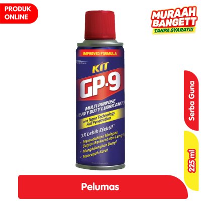Promo Kit GP-9 Pelumas Multiguna Spray Anti Karat 225 g Alfamart