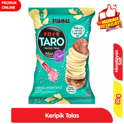 Promo Pamma Keripik Talas Himalayan Salt 50 g Alfamart