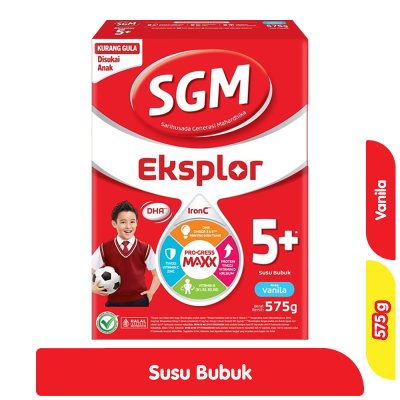 Promo SGM Eksplor 5+ IronC Susu Bubuk Pertumbuhan Anak Vanila 575 g Alfamart