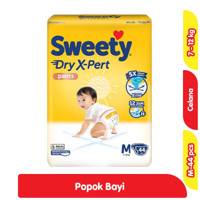 Promo Sweety Bronze Dry X-Pert Popok Celana Bayi M 44 pcs Alfamart