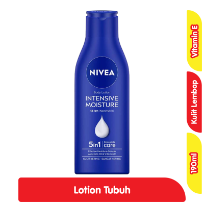 Promo Nivea Intensive Moisture Lotion Pelembap Tubuh Kulit Kering 190 ml Alfamart