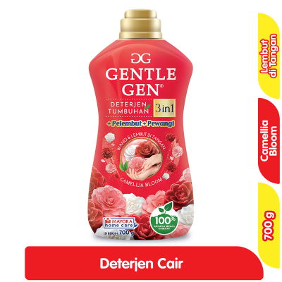 Promo Gentle Gen Detergen Cair Tumbuhan Camellia Bloom 700 g Alfamart