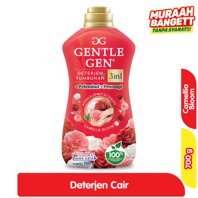 Promo Gentle Gen Deterjen Cair Tumbuhan Camellia Bloom 700 g Alfamart