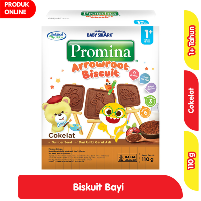 Promo Promina Arrowroot Biskuit Bayi Cokelat 110 g Alfamart