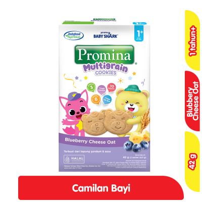 Promo Promina Multigrain Cookies Blubbery Cheese Oat 42 g Alfamart