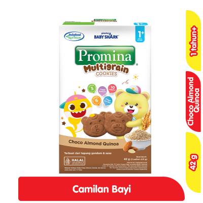 Promo Promina Multigrain Cookies Choco Almond Quinoa 42 g Alfamart