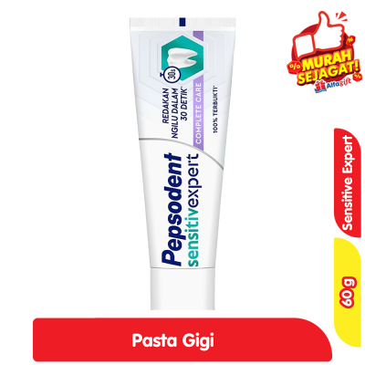 Promo Pepsodent Sensitive Expert Pasta Gigi Complete Care 60 g Alfamart