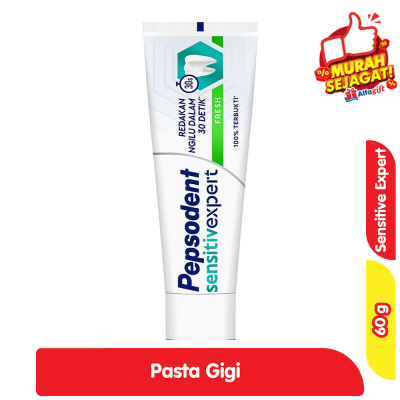 Promo Pepsodent Sensitive Expert Pasta Gigi Fresh 60 g Alfamart