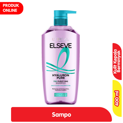 Promo L'Oreal Paris Elseve Hyaluron Pure Sampo Purifying 400 ml Alfamart