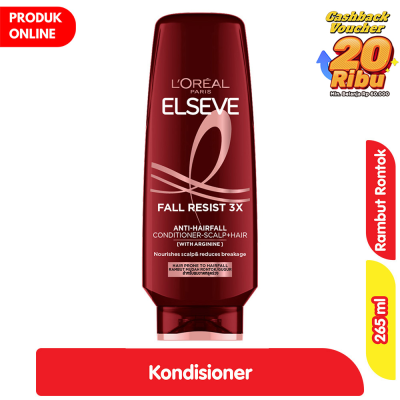 Promo L'Oreal Paris Elseve Kondisioner Anti Rambut Rontok 265 ml Alfamart