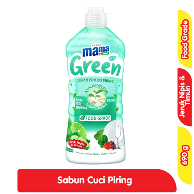 Promo Mama Lime Green Sabun Cuci Piring Jeruk Nipis dan Timun 690 g Alfamart