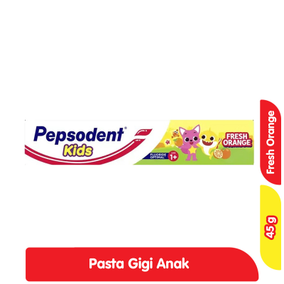 Pepsodent Kids Pasta Gigi Anak Fresh Orange 45 g