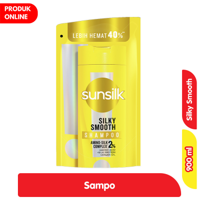 Promo Sunsilk Sampo Silky Smooth Pouch 900 ml Alfamart