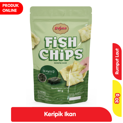 Promo Evyna Keripik Ikan Rasa Rumput Laut 30 g Alfamart