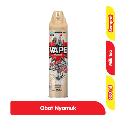 Promo Fumakilla Vape Obat Pembasmi Nyamuk Aerosol Milk Tea 600 ml Alfamart