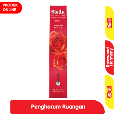 Promo Stella Reed Diffuser Pengharum Ruangan Rosewood Harmony Refill 30 ml Alfamart