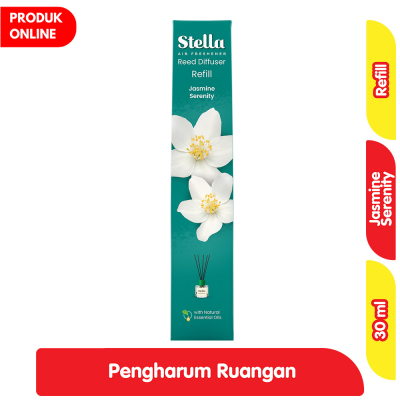 Promo Stella Reed Diffuser Pengharum Ruangan Jasmine Serenity Refill 30 ml Alfamart