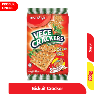 Promo Munchy's Biskuit Kraker Sayuran 380 g Alfamart