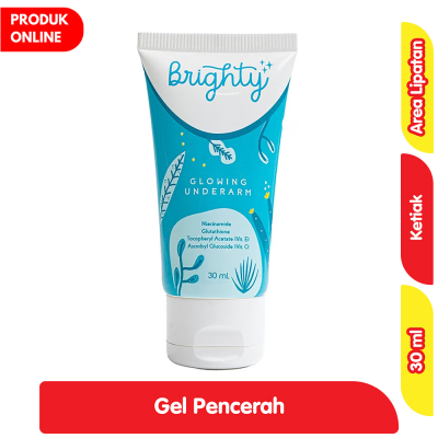 Promo Brighty Glowing Underarm Gel Pencerah Ketiak 30 ml Alfamart