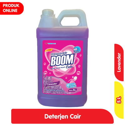 Promo Boom Cinta Deterjen Cair Lavender Jerigen 5 L Alfamart