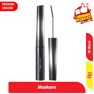 Promo Judydoll Fine Curling Maskara Besi 01 Black 3 g Alfamart