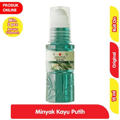 Promo Cap Lang Minyak Kayu Putih Eucalyptus Aromaterapi Roll On Original 15 ml Alfamart