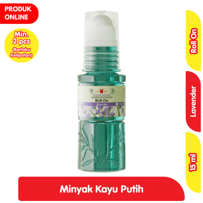 Promo Cap Lang Minyak Kayu Putih Eucalyptus Aromaterapi Roll On Lavender 15 ml Alfamart