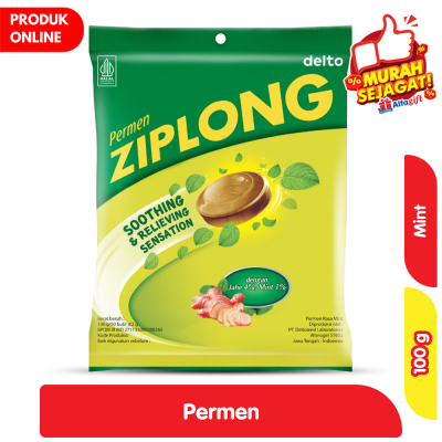 Promo Ziplong Permen Mint Bag 100 g Alfamart