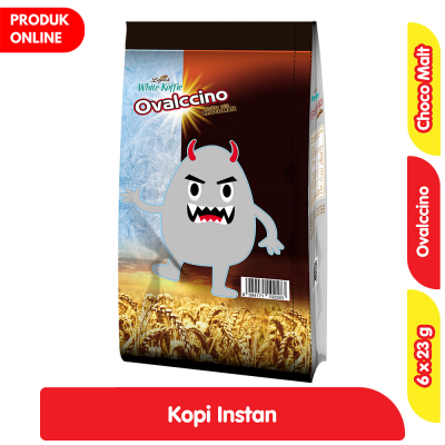 Promo Luwak White Koffie Kopi Instan Ovalccino 6 x 23 g Alfamart